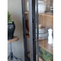 CHIC ANTIQUE VITRINESKAB M/GLASLGER/HYLDER - 195