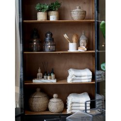 CHIC ANTIQUE VITRINESKAB M/GLASLGER/HYLDER - 195