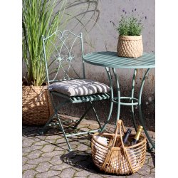 CHIC ANTIQUE CAFEST M/2 KLAPSTOLE/BORD ANTIQUE VERTE - 70