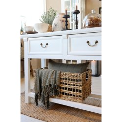 CHIC ANTIQUE MARSEILLE ANRETTERBORD M/2 SKUFFER HVID - 150