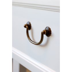 CHIC ANTIQUE MARSEILLE ANRETTERBORD M/2 SKUFFER HVID - 150