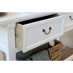 CHIC ANTIQUE MARSEILLE ANRETTERBORD M/2 SKUFFER HVID - 150