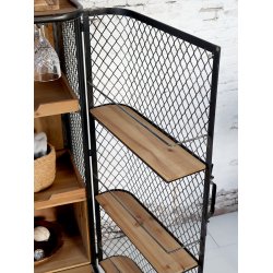 CHIC ANTIQUE BARSKAB M/HJUL ANTIQUE KUL - 116