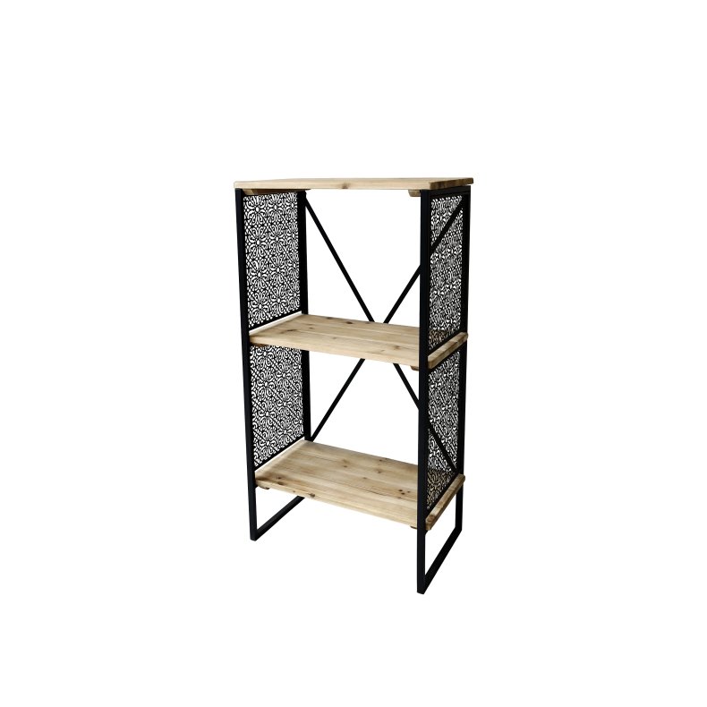 CHIC ANTIQUE VENCE REOL M/ 2 HYLDER ANTIQUE SORT - 113