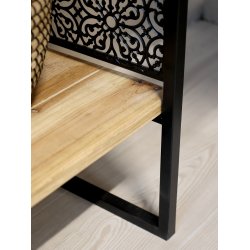 CHIC ANTIQUE VENCE REOL M/ 2 HYLDER ANTIQUE SORT - 113