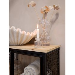 CHIC ANTIQUE VENCE VITRINESKAB M/ 4 HYLDER - 160