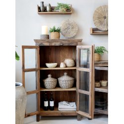 CHIC ANTIQUE GRIMAUD SKAB M/GLASLGER NATUR - 140