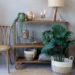 CHIC ANTIQUE VOGN P HJUL M/TRHYLDER - 114