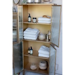 CHIC ANTIQUE VITRINESKAB M/4 GLASLGE - 149,5