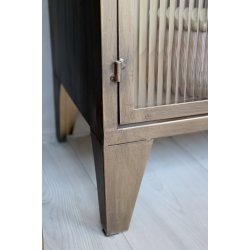 CHIC ANTIQUE VITRINESKAB M/4 GLASLGE - 149,5