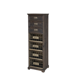 CHIC ANTIQUE KOMMODE M/4 HYLDER - 139