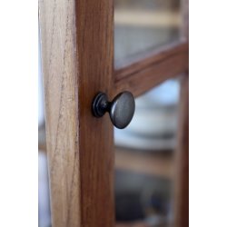 CHIC ANTIQUE MARSEILLE VITRINESKAB M/ 2 LGER / HYLDER NATUR - 196