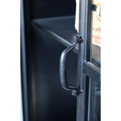 CHIC ANTIQUE VITRINESKAB M/2 GLASLGER/HYLDER SORT - 184