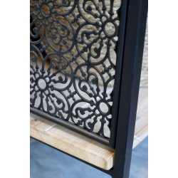 CHIC ANTIQUE VENCE REOL M/ 4 HYLDER ANTIQUE SORT - 168