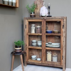 CHIC ANTIQUE GRIMAUD VITRINESKAB NATUR - 105