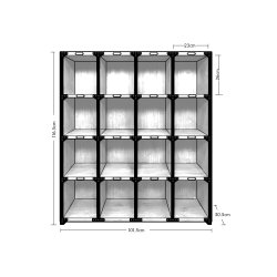CHIC ANTIQUE REOL M/ 16 RUM NATUR - 100