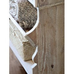 CHIC ANTIQUE REOL M/HYLDER OG SKUFFER NATUR - 220