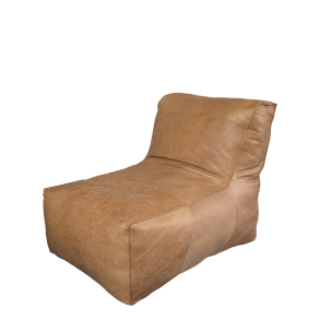 CHIC ANTIQUE LOUNGESTOL L�DER COGNAC - 103