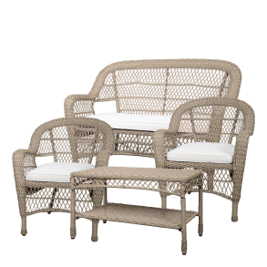 CHIC ANTIQUE HAVEST M/FLET BORD/SOFA 2 STOLE INKL HYNDE NATUR - 127