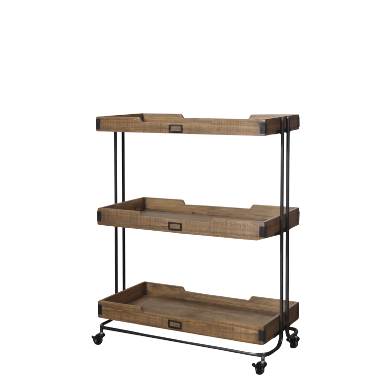 CHIC ANTIQUE VOGN M/HJUL 3 BAKKER NATUR - 92