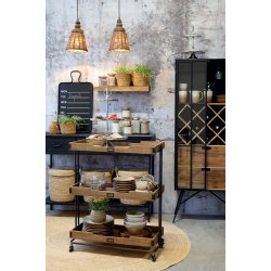 CHIC ANTIQUE VOGN M/HJUL 3 BAKKER NATUR - 92