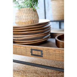 CHIC ANTIQUE VOGN M/HJUL 3 BAKKER NATUR - 92