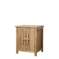 CHIC ANTIQUE SKAB M/ 2 L�GER OG HYLDER - 73,5