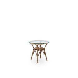 Sika Design Tony sidebord antik brun/Inkl. glasplade - 60