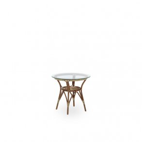 Sika Design Tony sidebord antik brun/Inkl. glasplade - 60