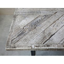 CHIC ANTIQUE SPISEBORD M/TRBORDPLADE - 180