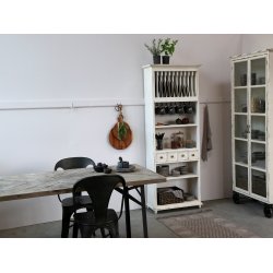 CHIC ANTIQUE SPISEBORD M/TRBORDPLADE - 180