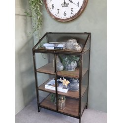 CHIC ANTIQUE SKAB M/GLAS/3 TRHYLDER - 115