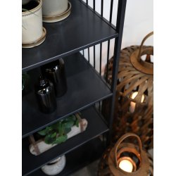 CHIC ANTIQUE REOL JERN M/4 HYLDER SORT - 132