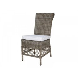 CHIC ANTIQUE GL. FRANSK SPISEBORDSSTOL FLET M/HYNDE - 100