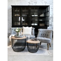 CHIC ANTIQUE FRANSK SOFA M./GR/HRSTOF - 110