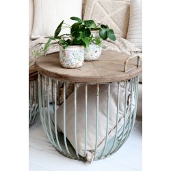 CHIC ANTIQUE SOFABORD M/TRLG ST AF 2 OPAL - 48