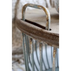 CHIC ANTIQUE SOFABORD M/TRLG ST AF 2 OPAL - 48