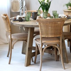 CHIC ANTIQUE FRANSK STOL M/FLETSDE/RYG - 88