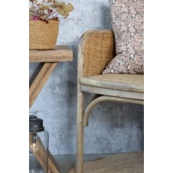 CHIC ANTIQUE GL.FRANSK STOL M/FLET - 91