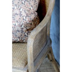 CHIC ANTIQUE GL.FRANSK STOL M/FLET - 91