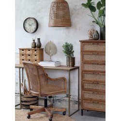 CHIC ANTIQUE GL. FRANSK KONTORSTOL M/FLET - 92