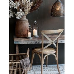 CHIC ANTIQUE SPISESTOL M/FLETS�DE - 89