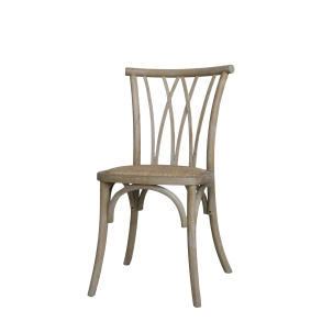 CHIC ANTIQUE FRANSK STOL M/FLETSDE - 89,5