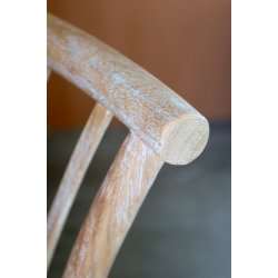 CHIC ANTIQUE FRANSK STOL M/FLETSDE - 89,5