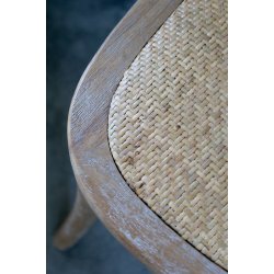 CHIC ANTIQUE FRANSK STOL M/FLETSDE - 89,5