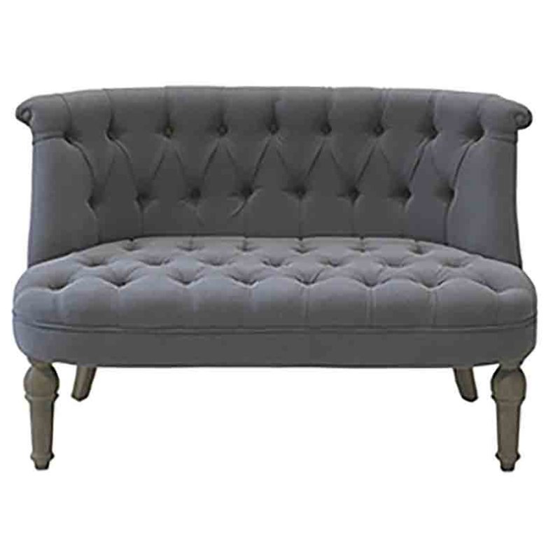 CHIC ANTIQUE FRANSK SOFA M./GR/HRSTOF - 110