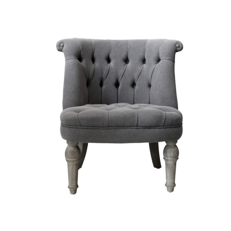 CHIC ANTIQUE FRANSK LNESTOL HRSTOF KUL - 71