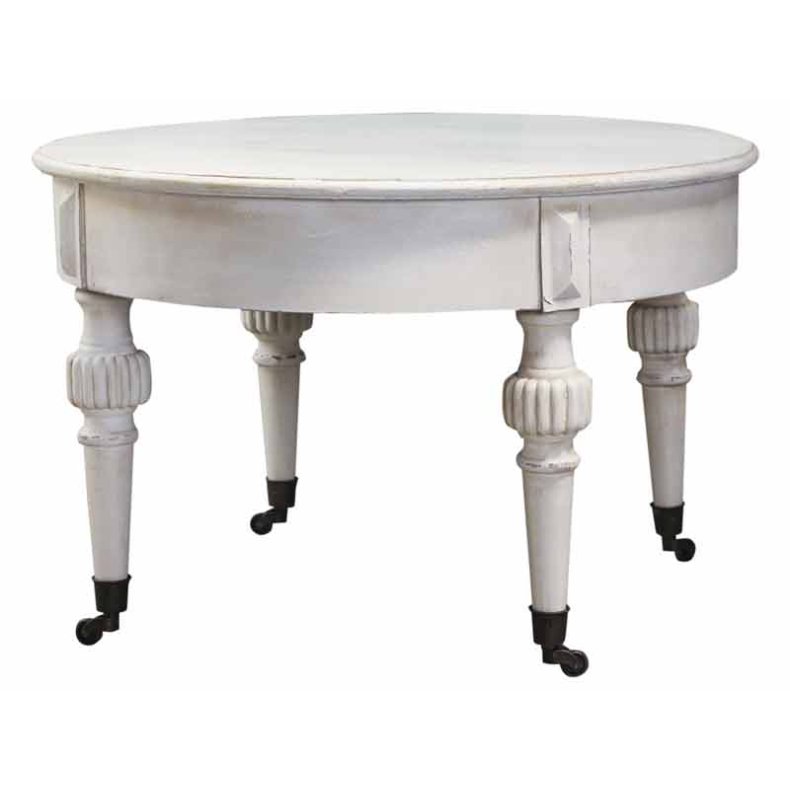 CHIC ANTIQUE SOFABORD MARIE ANTONETTE M/HJUL - 70