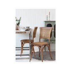 CHIC ANTIQUE FRANSK STOL M/FLETSDE/RYG - 88