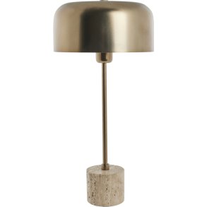 LENE BJERRE SOFILLIA BORDLAMPE LINEN/GULD  53
